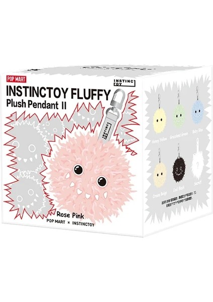 Anahtar Buckle Instinctoy Fluffy Peluş Kolye Serisi 2 Li Kutu Oyuncak Bebek Sevimli Anime Figür Süsleri Hediye Koleksiyonu: Gül Pudrası (Yurt Dışından)
