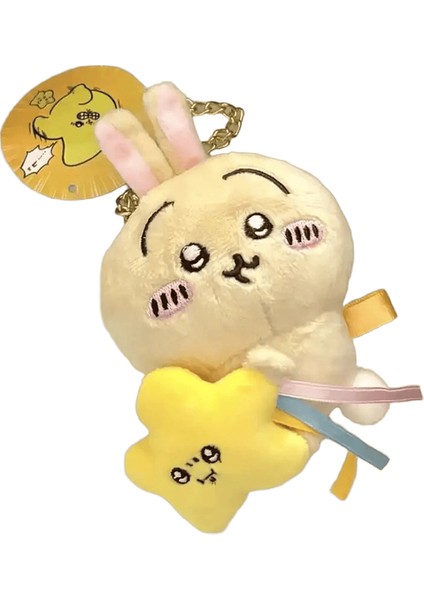 Chiikawa 10CM Bebek Kawaii Anime Sevimli Usagi Karikatür Çantası Mobil Peluş Bebek Okul Çantası Pürüzlü Oyuncaklar Kızlar Noel Hediyesi: Usagi (Yurt Dışından)
