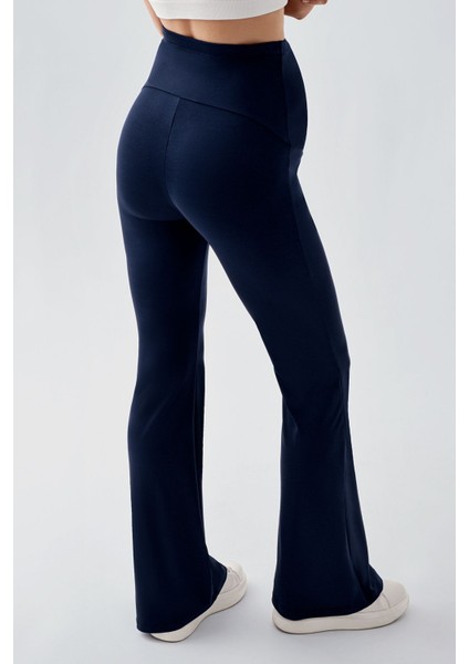 Termal Şardonlu Sıcak Tutan Esnek Beli Ayarlanabilir Kışlık Ispanyol Paça Hamile Tayt T18 modelleri