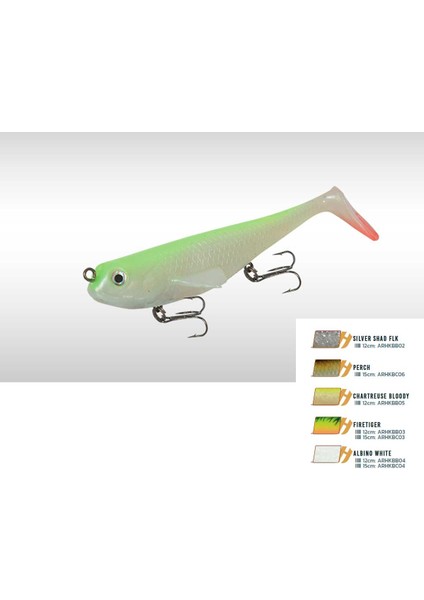 T-Shad 12 cm Silikon Yem 2li Paket