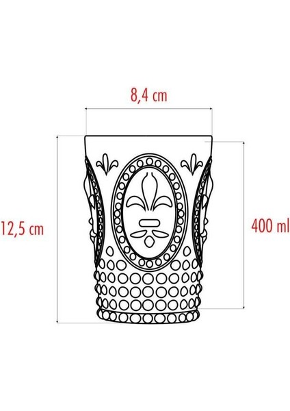 Akrilik Füme 6 Lı Kısa Bardak fırsatları