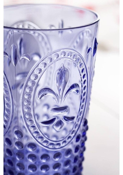 Akrilik Mavi 6 Lı Kısa Bardak modelleri