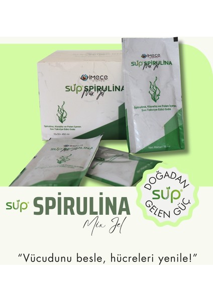Spirulina Mix Jel – Bitkisel Takviye Edici Jel Formül