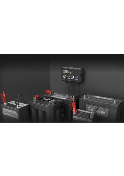 GENIUS2X4 6V/12V 40A Çoklu/4’lü Akıllı Akü Şarj ve Akü Bakım/desülfatör