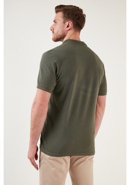 Pamuklu Regular Fit Düğmeli Polo Yaka 4'lü Paket T Shirt Erkek T SHİRT 5902127S4