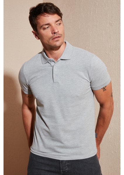 Pamuklu Regular Fit Düğmeli Polo Yaka 5'li Paket T Shirt Erkek T SHİRT 5902127S5 indirimleri