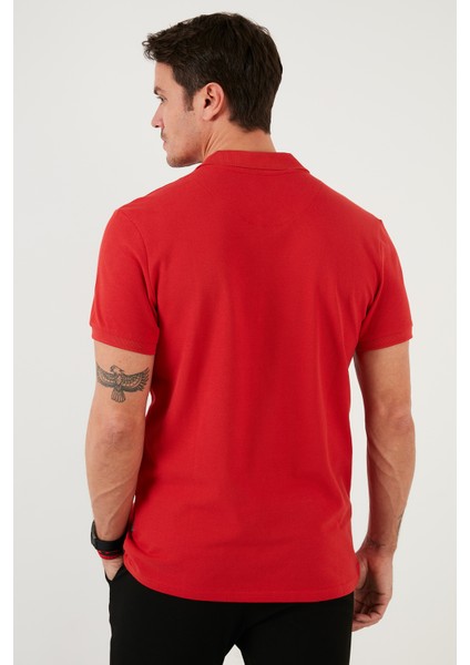 Pamuklu Regular Fit Düğmeli Polo Yaka 5'li Paket T Shirt Erkek T SHİRT 5902127S5