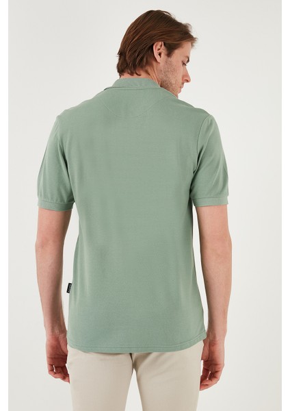 Pamuklu Regular Fit Düğmeli Polo Yaka 5'li Paket T Shirt Erkek T SHİRT 5902127S5