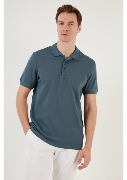 Pamuklu Regular Fit Düğmeli Polo Yaka 5'li Paket T Shirt Erkek T SHİRT 5902127S5 indirimleri