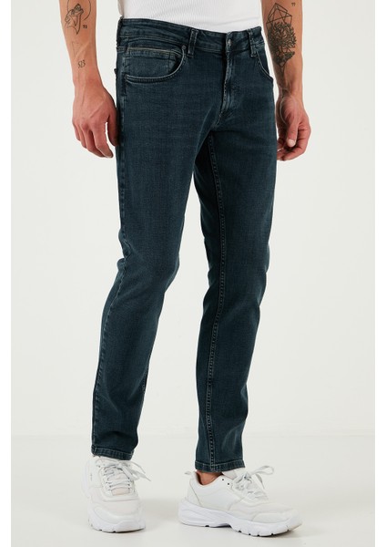 Pamuklu Regular Fit Normal Bel Boru Paça Jeans Erkek KOT PANTOLON 2211S81PARMA
