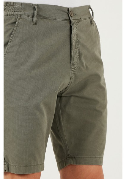 Pamuklu Slim Tapered Bermuda Şort Erkek ŞORT 4503S67SMILANO indirimleri