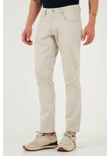 Pamuklu Regular Fit Normal Bel Boru Paça Jeans Erkek KOT PANTOLON 2211S66PARMA