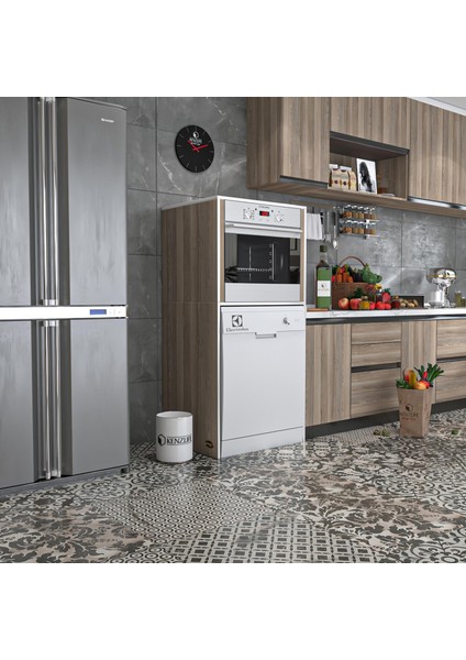 Kenzlife Ankastre Fırın&bulaşık Makinesi Dolabı Botan Crd 150*70*60 Çamaşır Makinesi