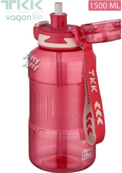 Vagon Lıfe Tkk T1021 Su Matarası 1500 ml Pembe indirimleri