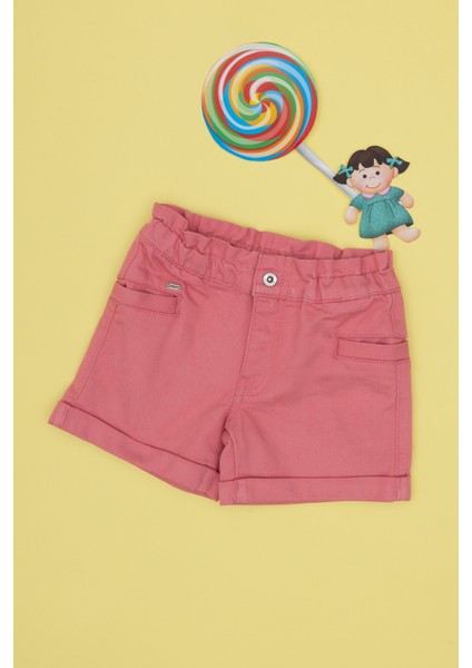 Kız Çocuk Koyu Pembe Şort (Jean) 50301833-VR167