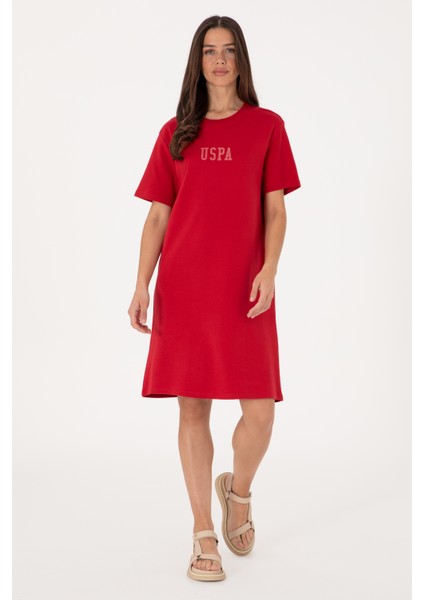 Kadın Kırmızı Elbise (Örme) 50306431-VR171