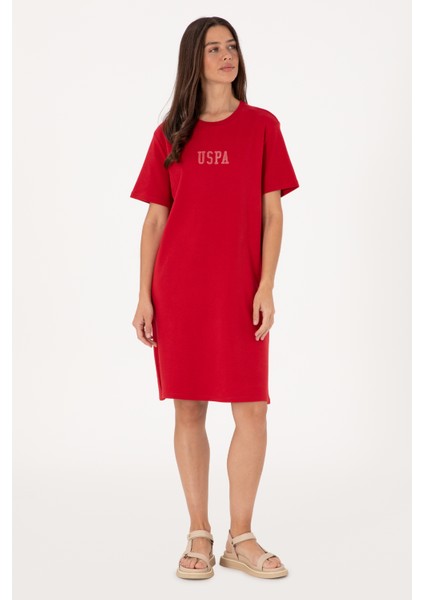 Kadın Kırmızı Elbise (Örme) 50306431-VR171 modelleri