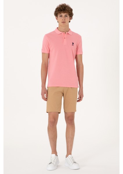 Erkek Pembe Tişört Basic 50298041-VR041 fırsatları