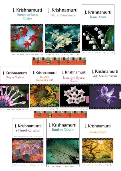 Krishnamurti Kitaplığ- İnsan Olmak, dünya Bunalımda, İnsanlık Değişebilir Mi?, Zihinsel Kurtuluş,dünya Bunalımda ,Birey ve TOPLUM(10KITAP)