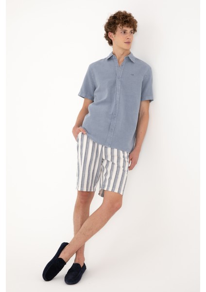 Erkek Açık Lacivert Şort / Bermuda 50300482-VR059 modelleri