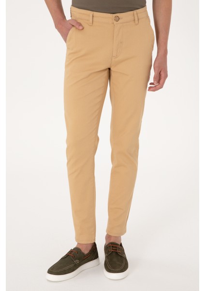 Erkek Camel Pantolon (Kanvas-Chino) 50309142-VR015 fiyatları