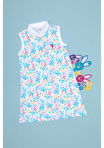 Kız Çocuk Beyaz Elbise (Örme) 50305225-VR013