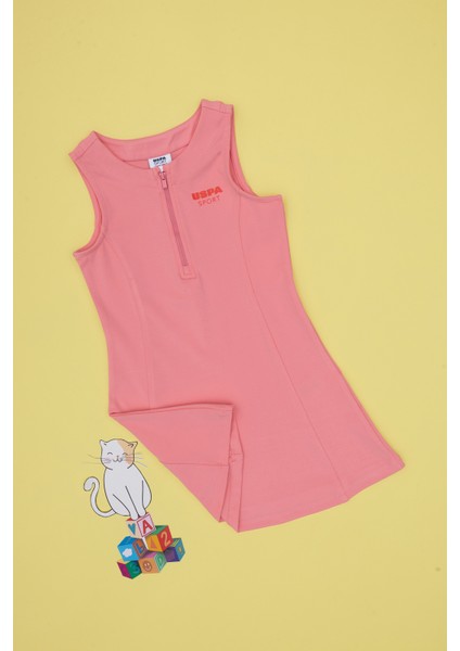 Kız Çocuk Pembe Elbise (Örme) 50300841-VR041