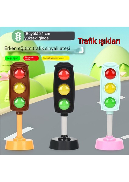 Çocuk Sesli ve Işıklı Oyuncaklar - Trafik Işıkları - Erken Eğitim Güvenliği Öğretim Yardımcıları-B (Yurt Dışından) fiyatları
