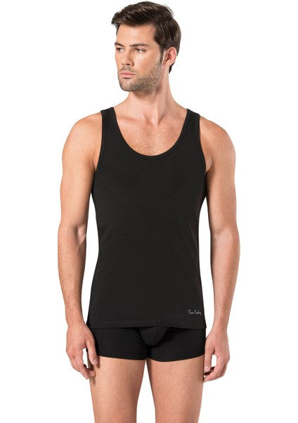 Erkek Siyah Stretch Atlet Boxer Takım 3 Adet