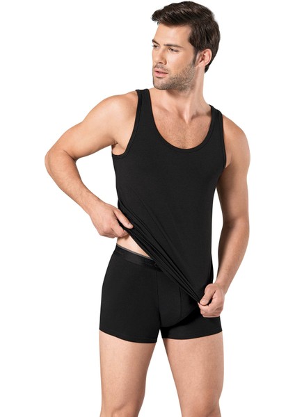 Erkek Siyah Stretch Atlet Boxer Takım 3 Adet fiyatları