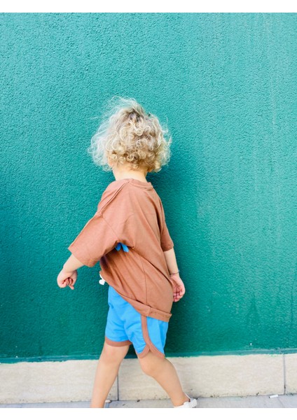 Çocuk Baskılı Tişört-Şort Takım modelleri