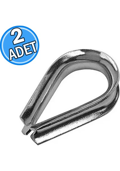 Tekne Radansa Paslanmaz Krom 5mm 2 Adet