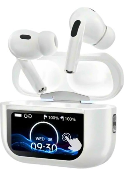 Apple AirPods Pro2 Kablosuz Kulaklık – Ekranlı Şarj Kutusu, Yüksek ses