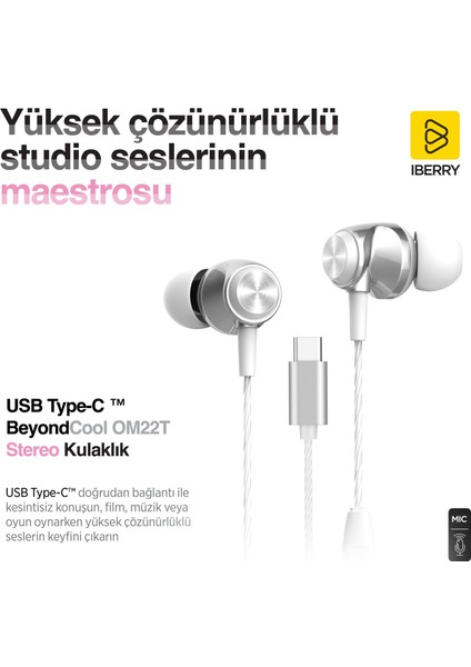 Type-C Beyondcool Kablolu Kulaklık