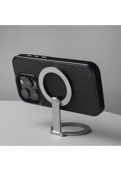 iPhone 16 Pro Max Uyumlu Titanyum Siyah Karbon Fiber Magsafe Özellikli Kılıf indirimleri