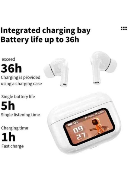 Apple AirPods Pro LED Ekranlı Bluetooth Kulaklık – Hd Ses, Otomatik bağlantı