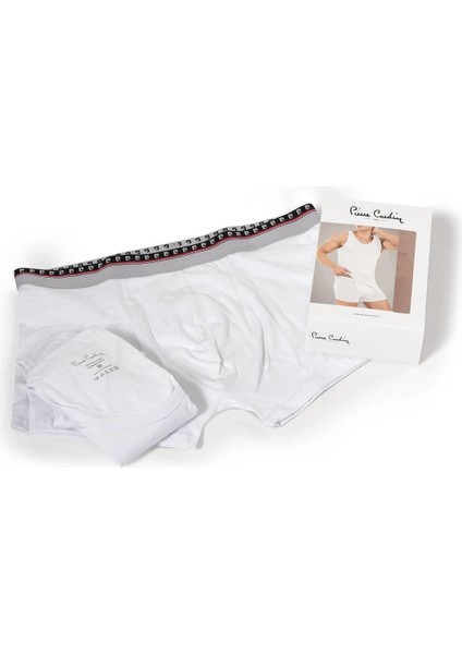 Erkek Stretch Atlet Boxer Çamaşır Takımı Kutulu