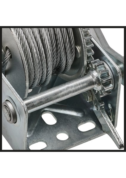 El Vinci TC-WI 500 (maks. taşıma kapasitesi 500 kg, 10 metre uzunluğunda bükülmez çelik halat, geri dönüş kilidi, yumuşak tutma sapı, emniyet kapaklı güvenlik yük kancası dahil) - 2260160 modelleri