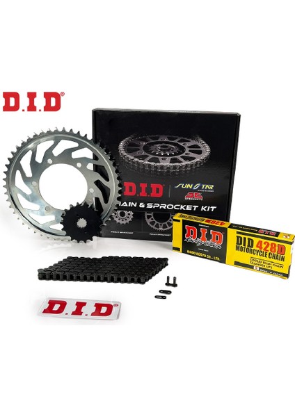 Zincir Dişli Seti Yamaha Xsr (125 Cc) (2021-2021) / Yamaha / Xsr / 125CC / Arka Dişli (Orj-4) / 2021-2022-2023-2024