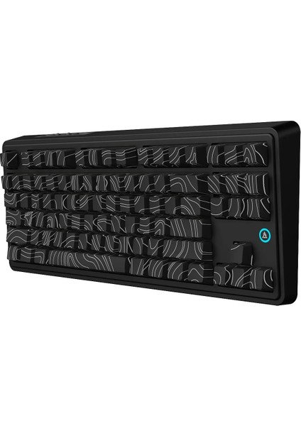 AK870 Plus 3 Modlu Kontur Tasarım Mekanik Oyun Klavyesi Avokado Switch - Siyah Desenli fırsatları