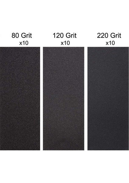 Islak Kuru Zımpara Kağıdı 80 Tane 120 Tane 220 Tane 9x3.6 Inç-30 Paket (Yurt Dışından) modelleri