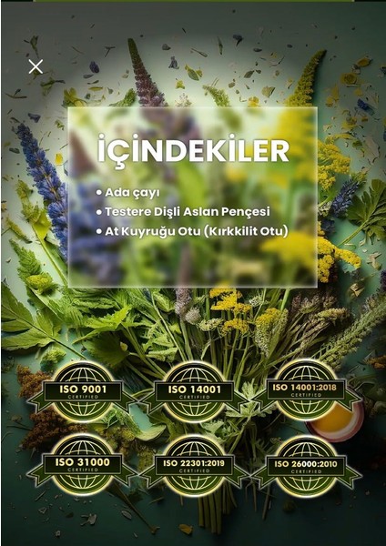 Aşırı Terleme, Ateş Basması ve Uykuya Yardımcı Bitki Çayı - 420 gr