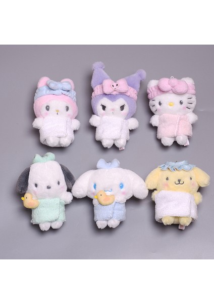 10-20 cm Kawaii Bebek Sevimli Sanrio Peluş Oyuncak My Melody Kitty Kedi Cinnamonroll Şeyler Doldurulmuş Oyuncaklar Dere (Yurt Dışından)