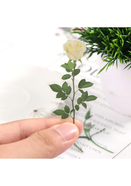 40 Adet Çiçek Çiçek Günlüğü Yapışkan Etiket Scrapbooking Etiket El Kitabı Dekorasyon (Yurt Dışından) modelleri