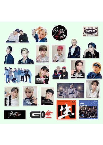 Kpop Stray Kids Yeni Albüm Noeasy Çıkartmalar Su Geçirmez Grafiti Dekorasyon Çıkartma (Yurt Dışından)