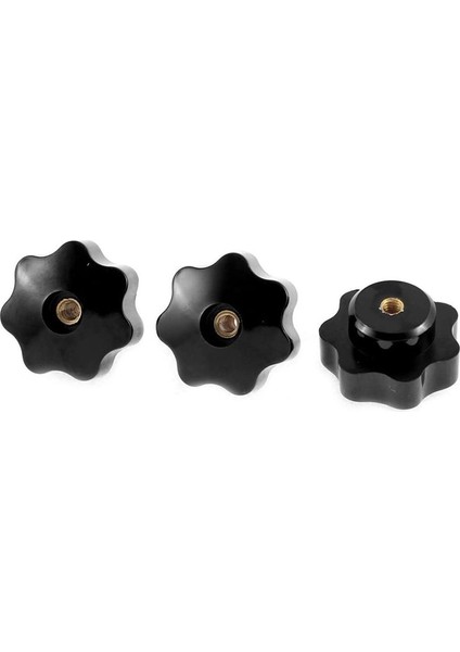 10 Adet M6 Dişi Topuz Vidaları M6 x 32MM Dişi Dişli Yıldız Kafa Sıkma Topuzu Kavrama Siyah (Yurt Dışından) indirimleri