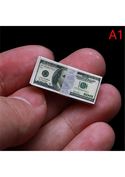 1/12 Ölçekli Paralar Dolar Euro Para Sahne Aksesuarları Oyuncaklar Dollhouse Için (Yurt Dışından)