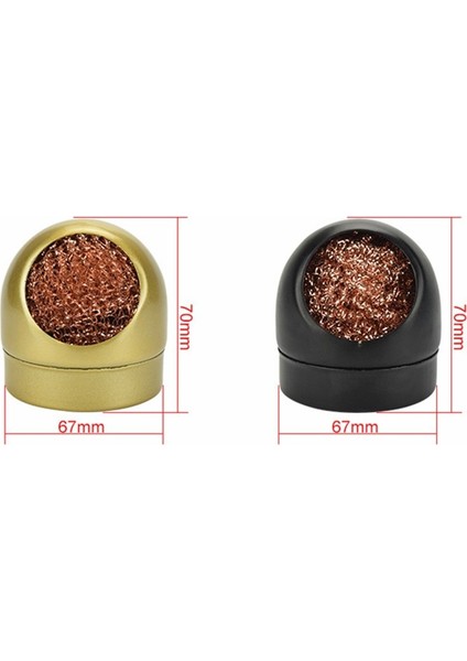 Adet Elektrikli Havya Ucu Temizleyici Metal Tabanı ile Kalay Temizleme Net Lehim Sökme Demir Örgü Filtre Ucu Temizleme (Yurt Dışından) fırsatları