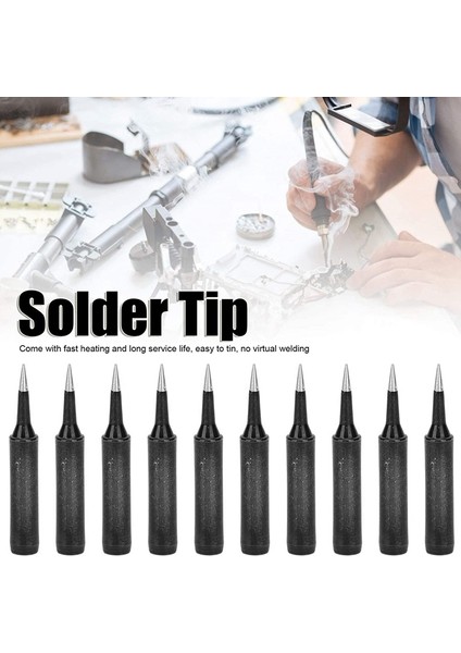 Nanlıy- 10 Adet 900M-TI Serisi Havya Ipuçları Lehimleme Uçları Kaynak Endüstriyel 900M‑ESD 907 907‑ESD 933 Için Daha Fazla Araç (Yurt Dışından) modelleri