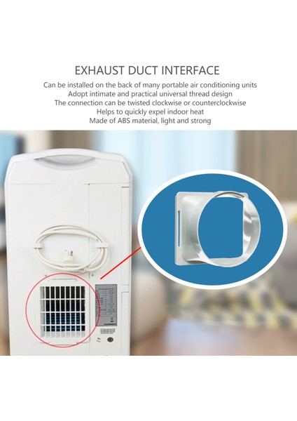 Klima Egzoz Hortumu Bağlayıcı Üniversal Diş Tasarımı Abs Iki Yuvarlak (Yurt Dışından) fırsatları